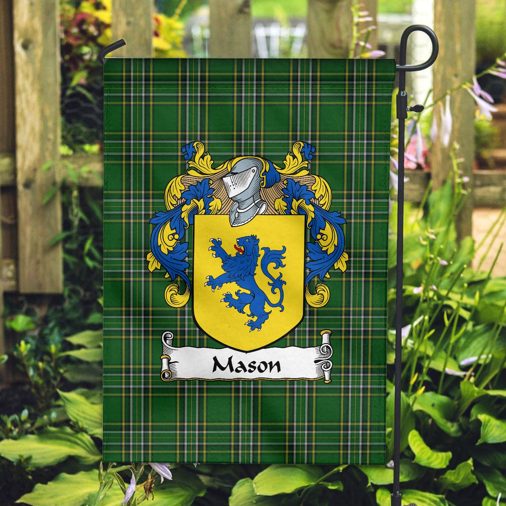 Clan Clan Mason Tartan Crest Garden Flag LI68 Clan Garden Tartan Today