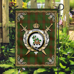 Clan Maxwell Hunting Tartan Crest Garden Flag - Celtic Thistle QZ13 Clan Maxwell Tartan Today
