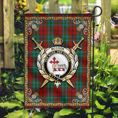 Clan McCook Tartan Crest Garden Flag - Celtic Thistle CS98 Clan Garden Tartan Today