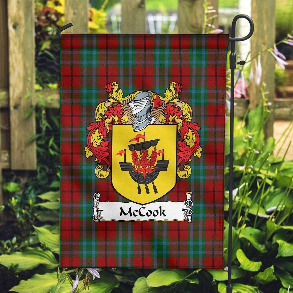 Clan McCook Tartan Coat Of Arms Garden Flag CA39 Clan Garden Tartan Today