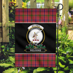 Clan McCrea Tartan Crest Garden Flag - Welcome FY82 Clan Garden Tartan Today