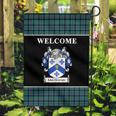 Clan McCrimmon Tartan Crest Black Garden Flag LT35 Clan Garden Tartan Today