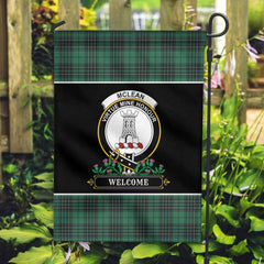 Clan McLean Hunting Ancient Tartan Crest Garden Flag - Welcome KL28 Clan Garden Tartan Today