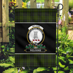 Clan McLean Hunting Tartan Crest Garden Flag - Welcome BF52 Clan Garden Tartan Today