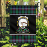 Clan Mitchell Modern Tartan Crest Garden Flag - Welcome MC17 Clan Garden Tartan Today
