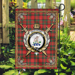 Clan Monypenny Tartan Crest Garden Flag - Celtic Thistle UX62 Clan Monypenny Tartan Today