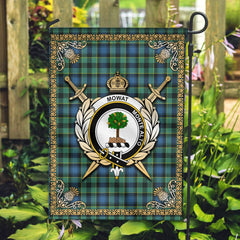 Clan Mowat Ancient Tartan Crest Garden Flag - Celtic Thistle CU75 Clan Mow Tartan Today