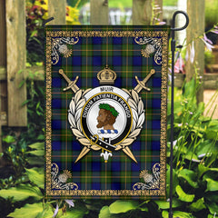 Clan Muir Tartan Crest Garden Flag - Celtic Thistle MX12 Clan Muir_More Tartan Today