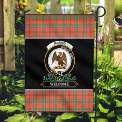 Clan Munro Ancient Tartan Crest Garden Flag - Welcome NG92 Clan Munro Tartan Today