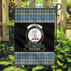 Clan Napier Ancient Tartan Crest Garden Flag - Welcome WQ14 Clan Napier Tartan Today