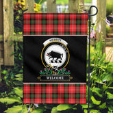 Clan Nesbitt Modern Tartan Crest Garden Flag - Welcome RC44 Clan Nesbitt Tartan Today