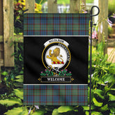 Clan Ogilvie Hunting Ancient Tartan Crest Garden Flag - Welcome JO32 Clan Ogilvie Tartan Today