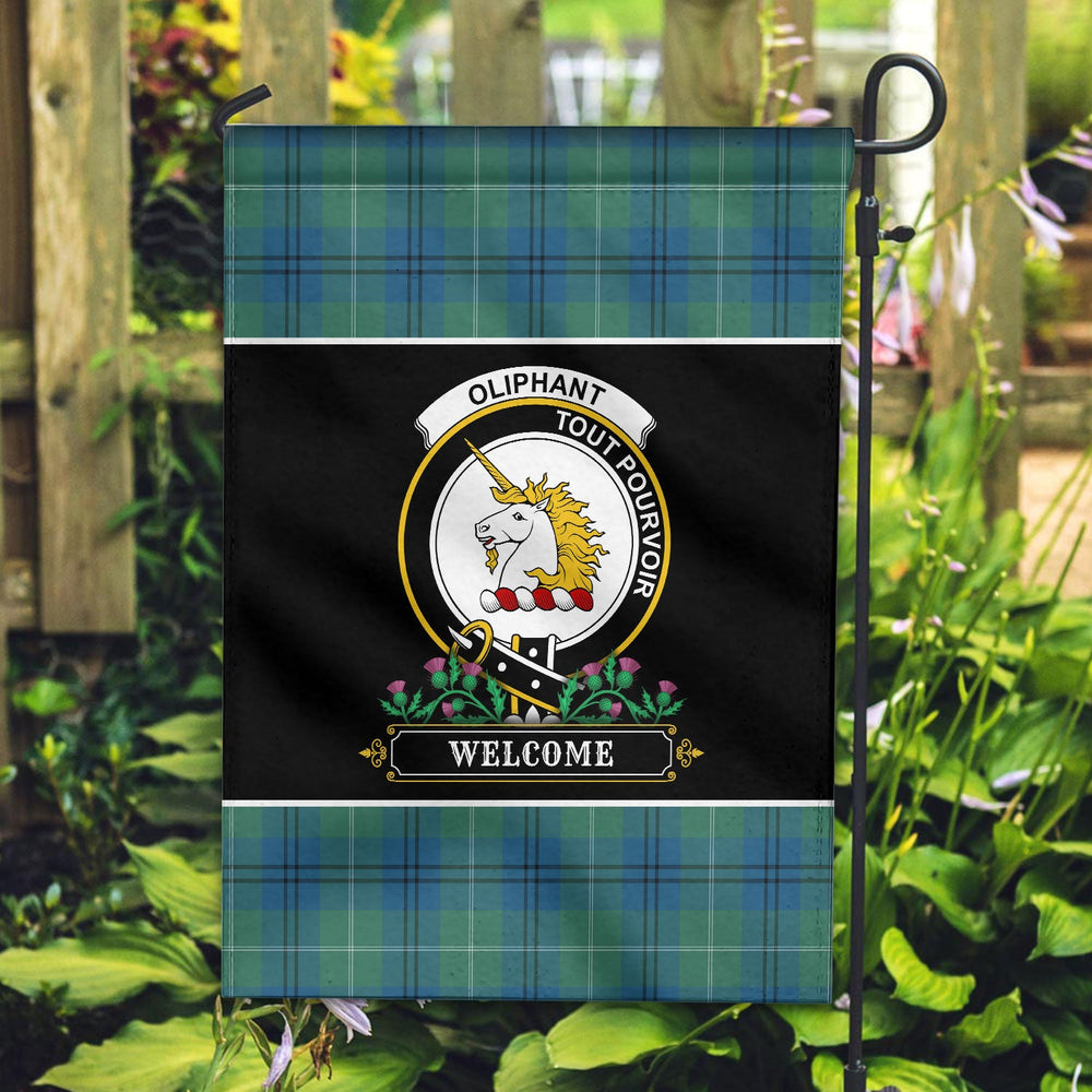 Clan Oliphant Ancient Tartan Crest Garden Flag - Welcome OD76 Clan Oliphant Tartan Today