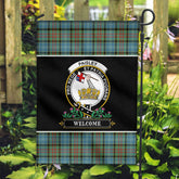 Clan Paisley District Tartan Crest Garden Flag - Welcome GS49 Clan Paisley Tartan Today