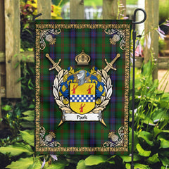 Clan Park Tartan Crest Garden Flag - Celtic Thistle QH47 Clan Garden Tartan Today