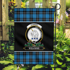Clan Ramsay Blue Ancient Tartan Crest Garden Flag - Welcome FM29 Clan Ramsay Tartan Today