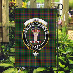 Clan Reid Green Tartan Crest Garden Flag MM21 Clan Garden Tartan Today