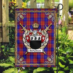 Clan Richardson Tartan Crest Garden Flag - Celtic Thistle WN18 Clan Garden Tartan Today