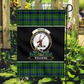 Clan Rollo Modern Tartan Crest Garden Flag - Welcome MV50 Clan Rollo Tartan Today