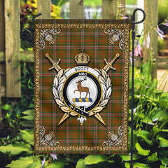 Clan Scott Brown Modern Tartan Crest Garden Flag - Celtic Thistle VJ47 Clan Scott (Scott Tartan) Tartan Today