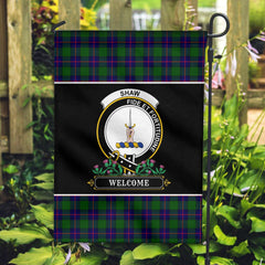 Clan Shaw Modern Tartan Crest Garden Flag - Welcome OE43 Clan Shaw Tartan Today