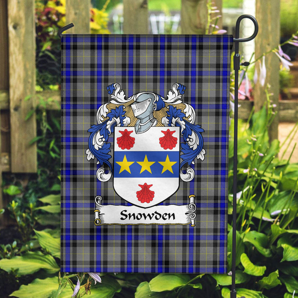 Clan Snowden Tartan Crest Garden Flag TV12 Clan Garden Tartan Today