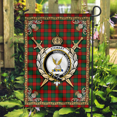 Clan Stewart Atholl Modern Tartan Crest Garden Flag - Celtic Thistle JR47 Clan Stewart Tartan Today
