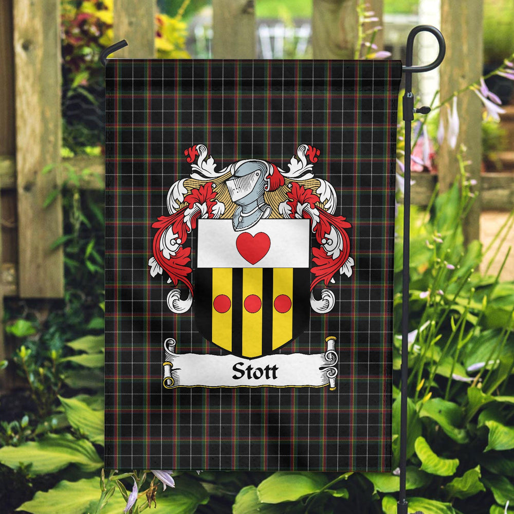 Clan Stott Tartan Crest Garden Flag NB94 Clan Garden Tartan Today