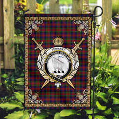 Clan Tennant Tartan Crest Garden Flag - Celtic Thistle IQ13 Clan Tennant Tartan Today