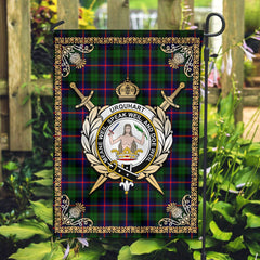 Clan Urquhart Modern Tartan Crest Garden Flag - Celtic Thistle US98 Clan Urquhart Tartan Today