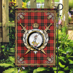 Clan Wallace Weathered Tartan Crest Garden Flag - Celtic Thistle BW78 Clan Wallace Tartan Today