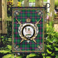 Clan Young Modern Tartan Crest Garden Flag - Celtic Thistle AR21 Clan Young Tartan Today