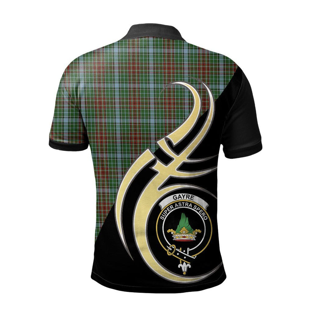 Clan Gayre Tartan Polo Shirt - Believe In Me Style GR83 Gayre Tartan Tartan Polo