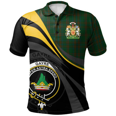 Clan Gayre Bodyguard 01 Tartan Polo Shirt - Royal Coat Of Arms Style