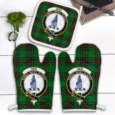 Clan Ged Tartan Crest Oven Mitt And Pot Holder (2 Oven Mitts + 1 Pot Holder) BR34 Clan Ged Tartan Today