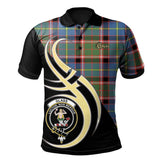 Clan Glass Tartan Polo Shirt - Believe In Me Style OF82 Glass Tartan Tartan Polo