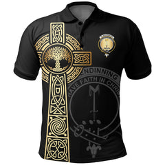Clan Glendinning Clan Unisex Polo Shirt - Celtic Tree Of Life UE97 Glendinning Tartan Tartan Polo