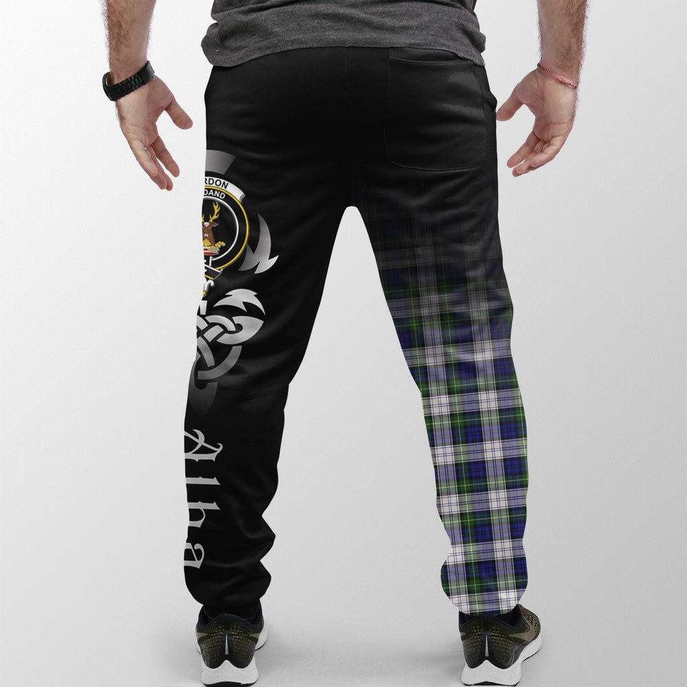 Clan Gordon Dress Modern Tartan Crest Jogger Sweatpants Alba Celtic Style CZ16 Clan Gordon Tartan Today