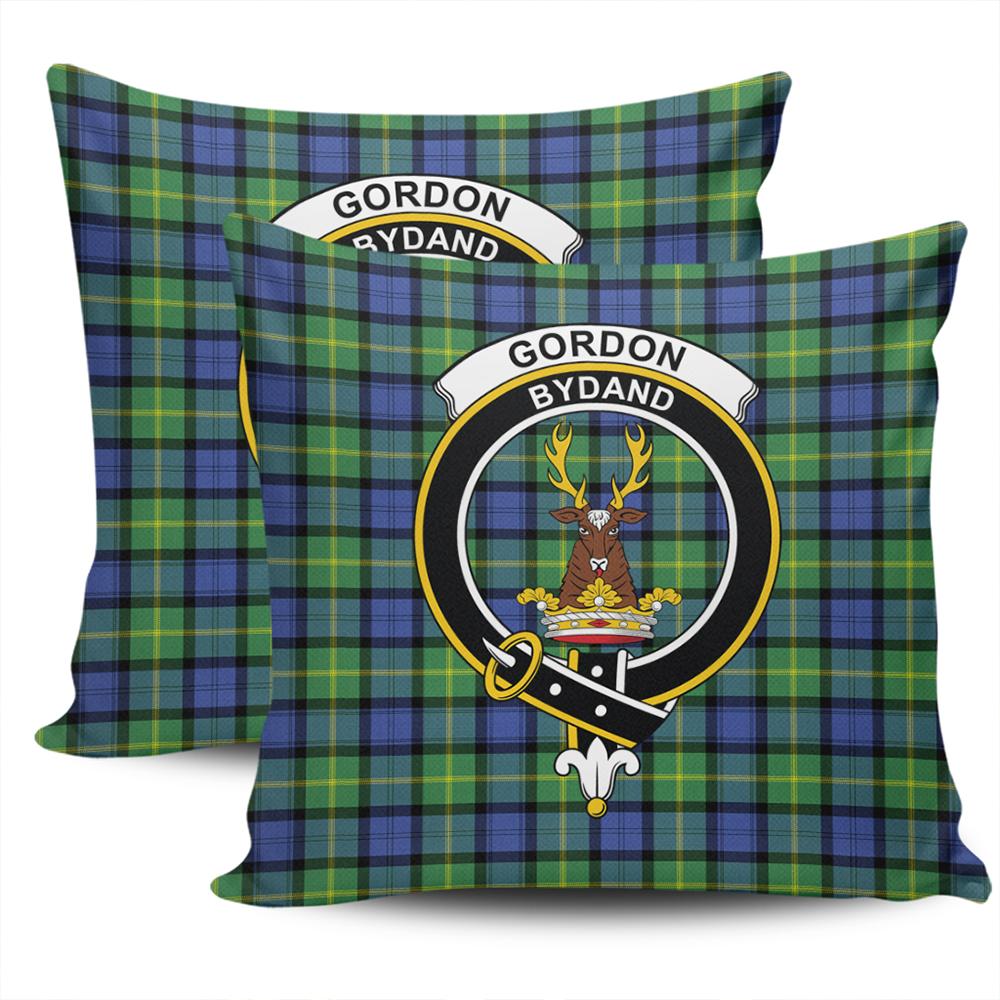 Clan Gordon Old Ancient Tartan Crest Pillow Cover YN29 Clan Gordon Tartan Today