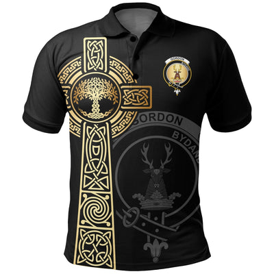 Clan Gordon Clan Unisex Polo Shirt - Celtic Tree Of Life JD67