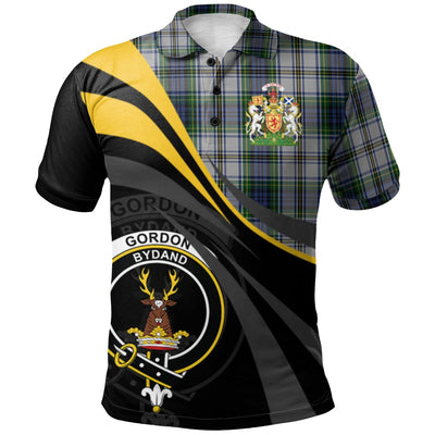 Clan Gordon Dress 03 Tartan Polo Shirt - Royal Coat Of Arms Style LQ19