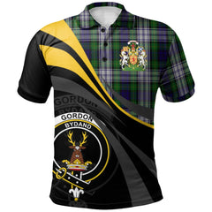 Clan Gordon Dress 06 Tartan Polo Shirt - Royal Coat Of Arms Style YR23 Gordon Dress 06 Tartan Tartan Polo
