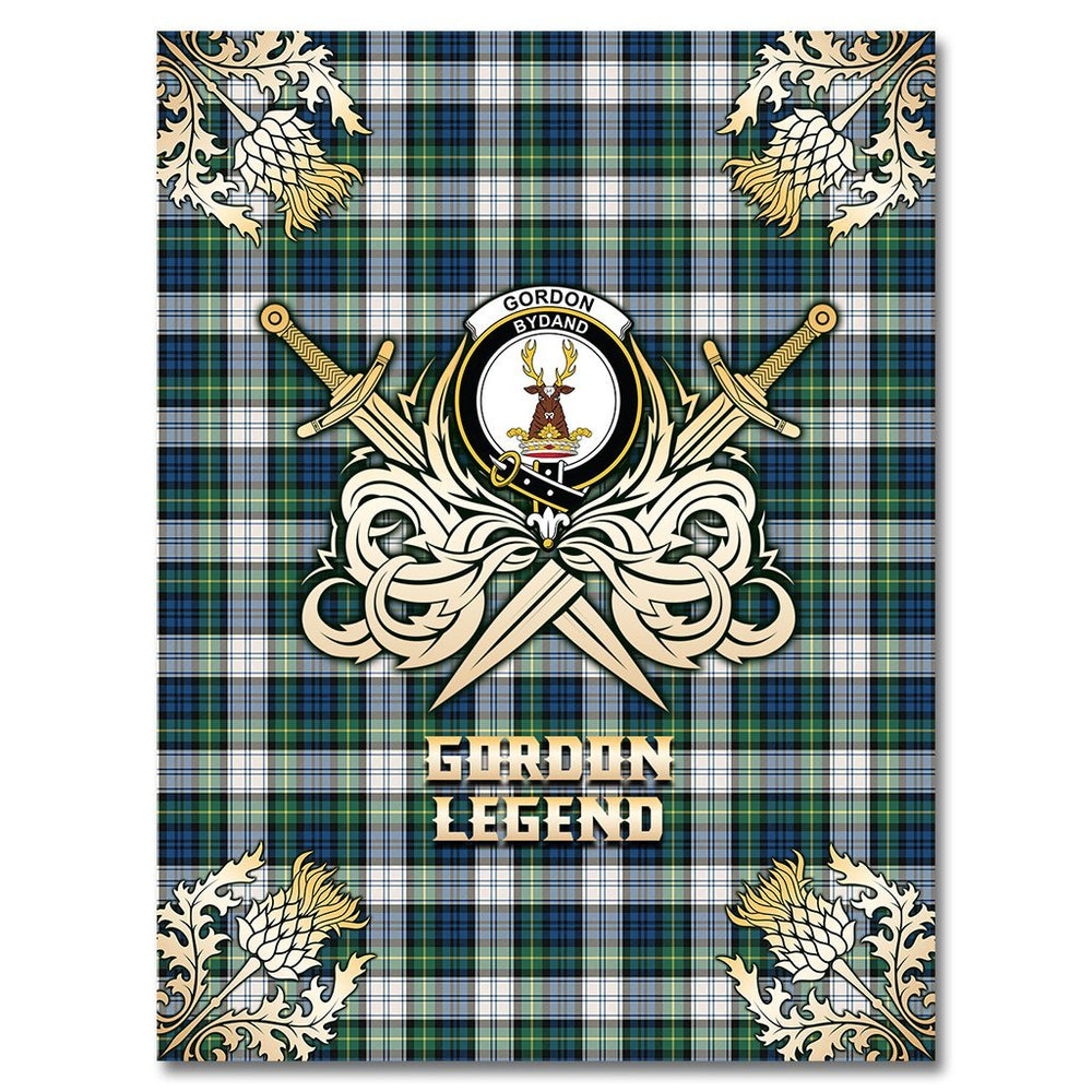 Clan Gordon Dress Ancient Tartan Gold Courage Symbol Blanket QB65 Clan Gordon Tartan Today