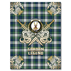 Clan Gordon Dress Ancient Tartan Gold Courage Symbol Blanket QB65 Clan Gordon Tartan Today