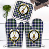 Clan Gordon Dress Modern Tartan Crest Oven Mitt And Pot Holder (2 Oven Mitts + 1 Pot Holder) SN21 Clan Gordon Tartan Today