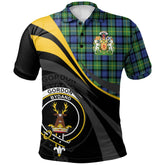 Clan Gordon Old Ancient Tartan Polo Shirt - Royal Coat Of Arms Style MA69 Gordon Old Ancient Tartan Tartan Polo