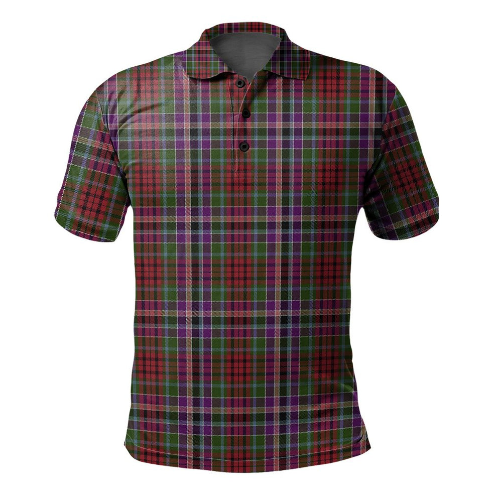 Clan Gordon Red 02 Tartan Polo Shirt BF22 Gordon Red 02 Tartan Tartan Polo