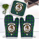Clan Graham Of Menteith Modern Tartan Crest Oven Mitt And Pot Holder (2 Oven Mitts + 1 Pot Holder) ZH87 Clan Graham Tartan Today