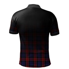 Clan Graham of Menteith Red 01 Tartan Polo Shirt - Alba Celtic Style PS78 Graham of Menteith Red 01 Tartan Tartan Polo