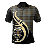 Clan Graham of Menteith Weathered Tartan Polo Shirt - Believe In Me Style CE23 Graham of Menteith Weathered Tartan Tartan Polo